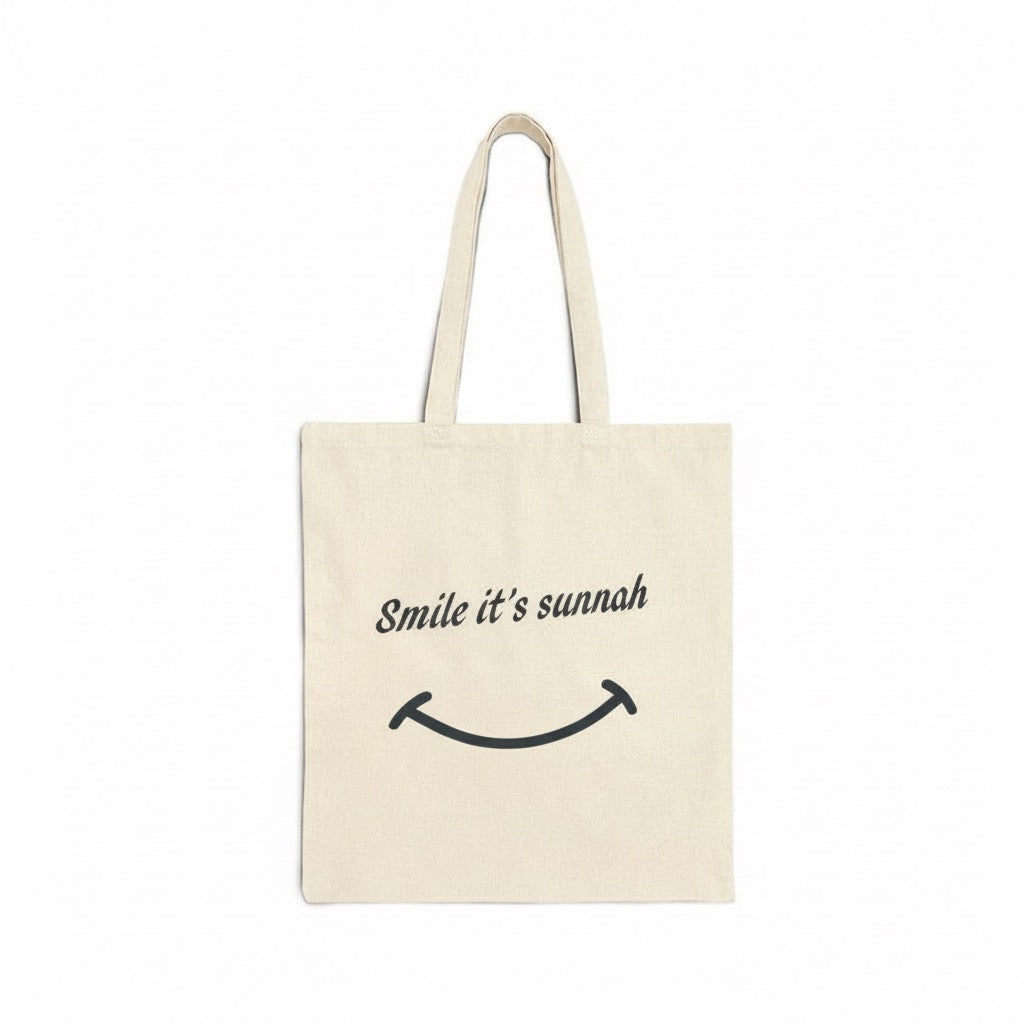 Tote Bag (Smile it's sunnah)